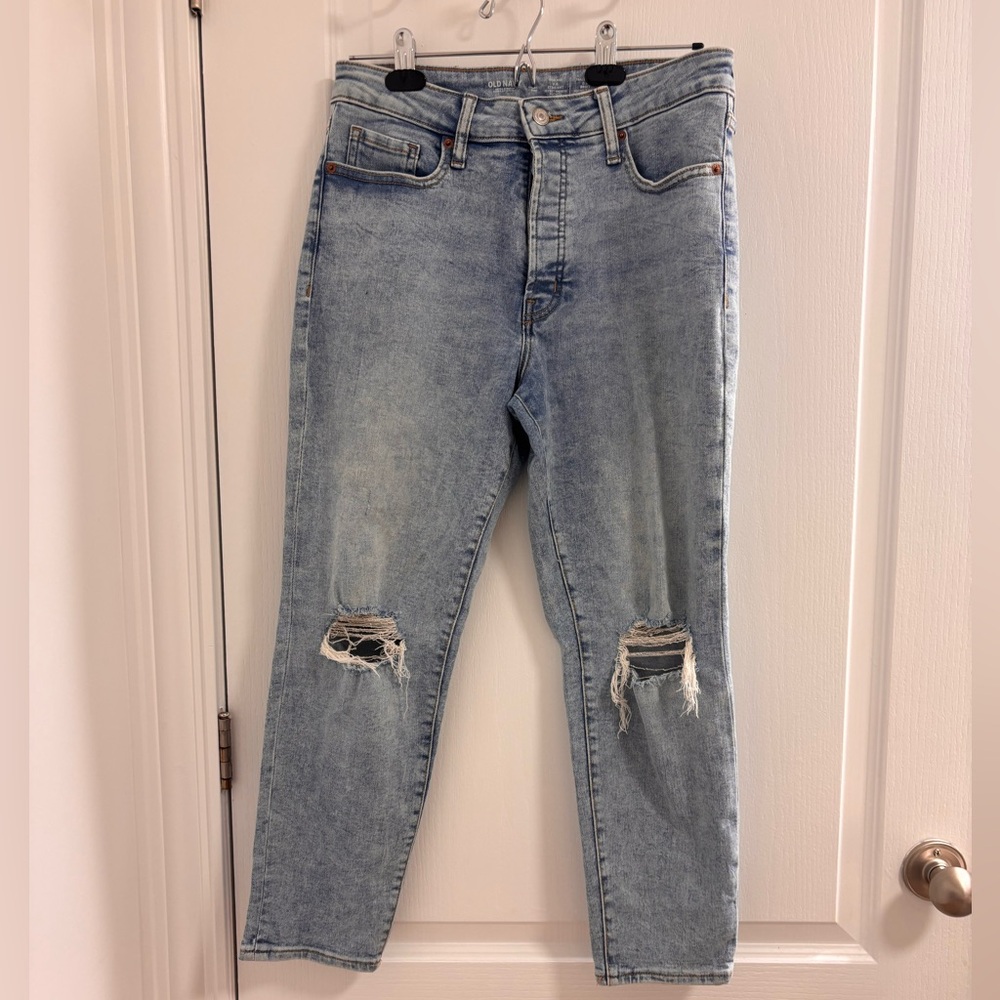 Old Navy High Rise O.G. Straight Denim Jeans Size 8 (short)